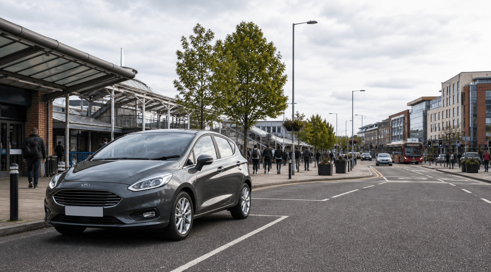 Compact hire car ready for practical travel around Gerrards Cross